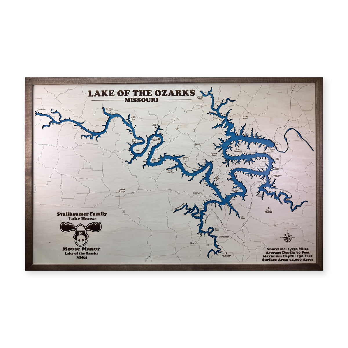 Ozarks Stallbaumer wood map — single layer, white background
