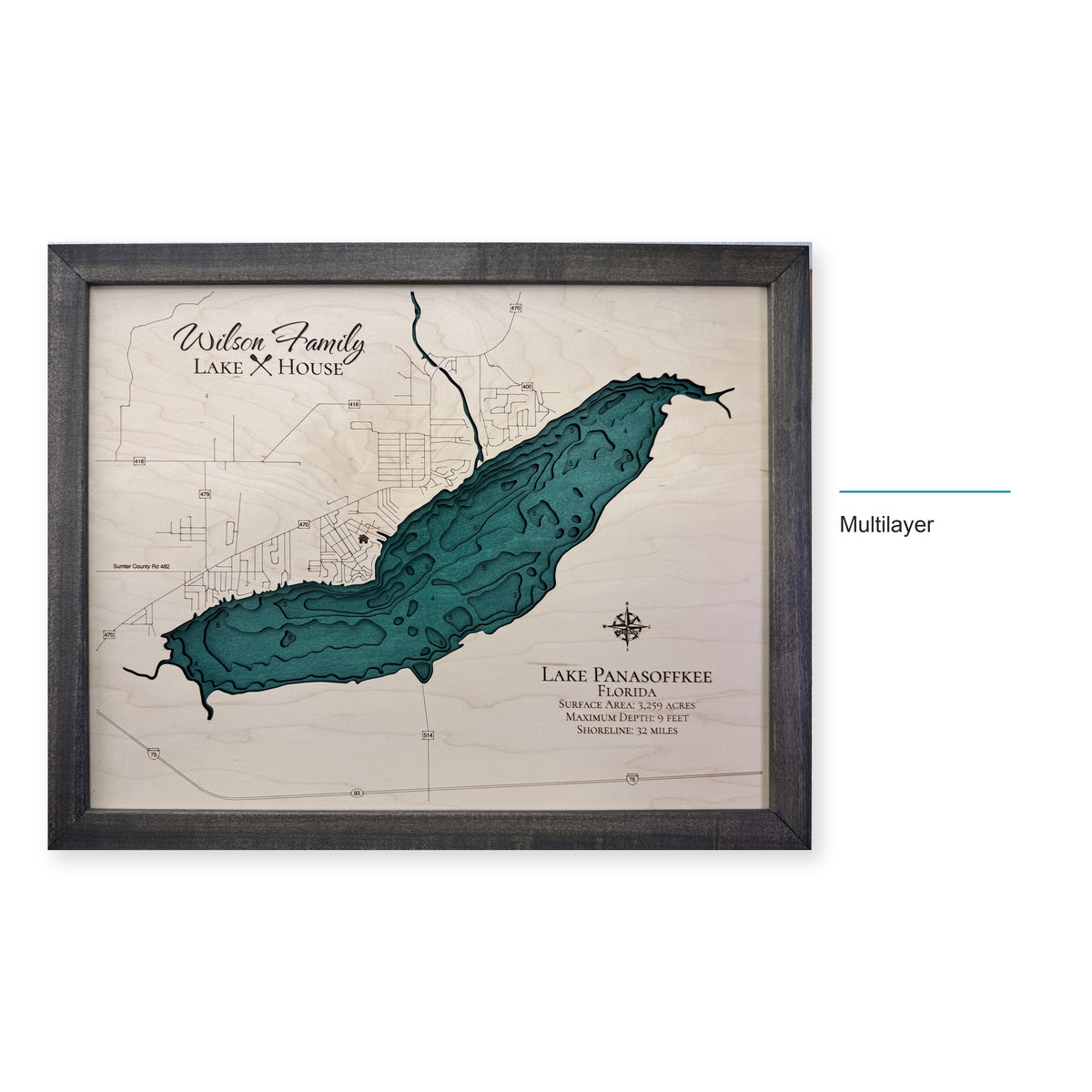 Panasoffkee Walsh wood map — multilayer, layer option shown
