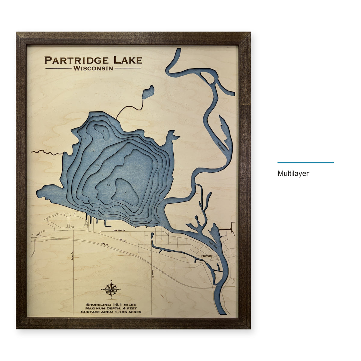 Partridge Jochman wood map — multilayer, layer option shown