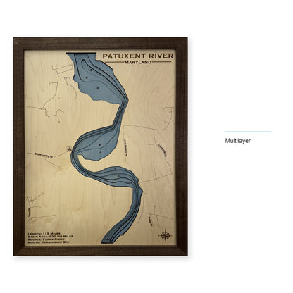 Patuxent River wood map — multilayer, layer option shown