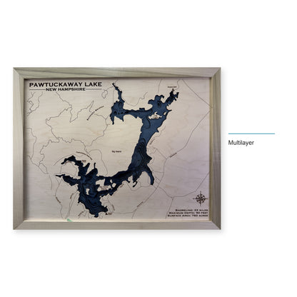 Pawtuckaway Natural Multi wood map — multilayer, layer option shown