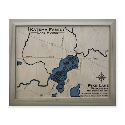 Pike Katsma wood map — multilayer, white background