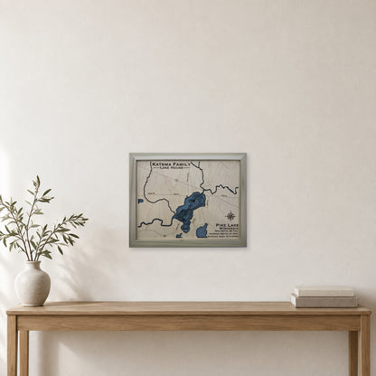 Pike Katsma wood map — multilayer, staged room mockup