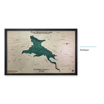 Pine Mountain Guerra wood map — multilayer, layer option shown