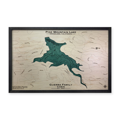 Pine Mountain Guerra wood map — multilayer, white background