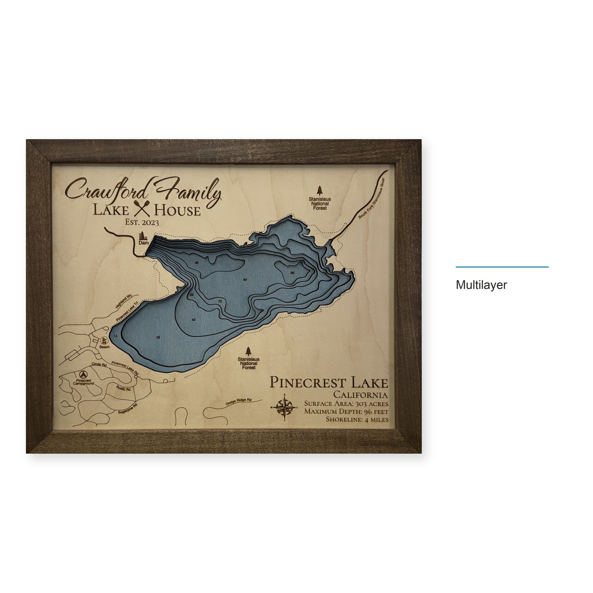 Pinecrest Crawford wood map — multilayer, layer option shown