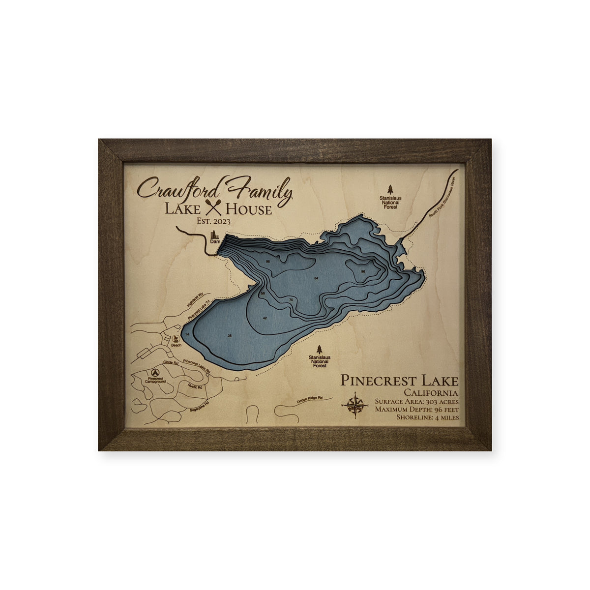 Pinecrest Crawford wood map — multilayer, white background