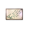 Framed wooden golf map of Pinetop Country Club in Arizona on a white background.