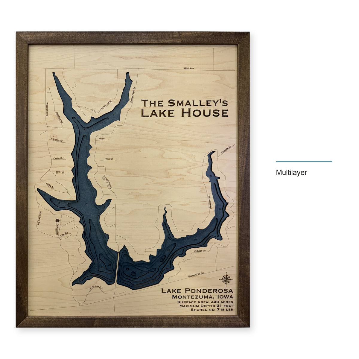 Ponderosa Smalley wood map — multilayer, layer option shown