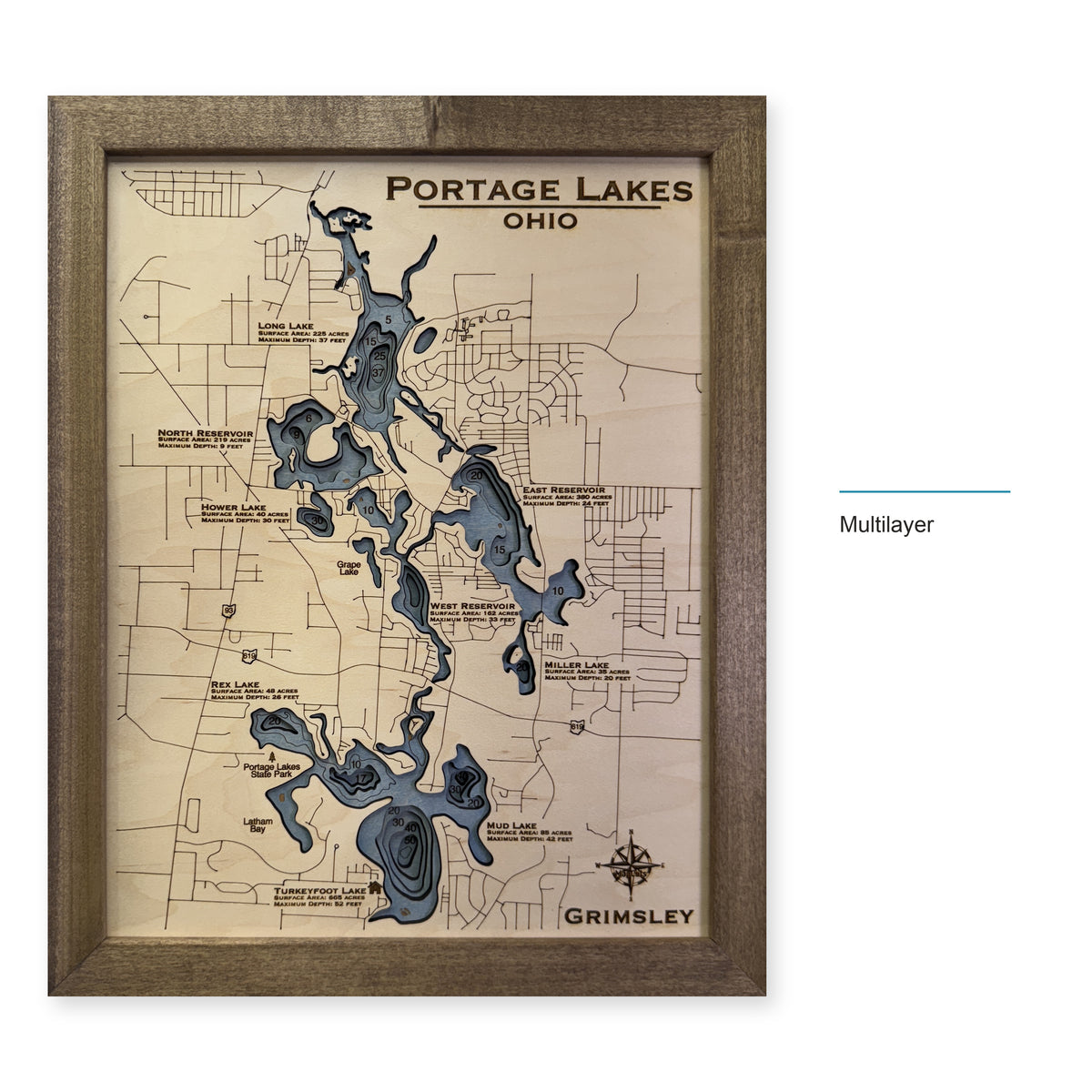 Portage Grimsley wood map — multilayer, layer option shown