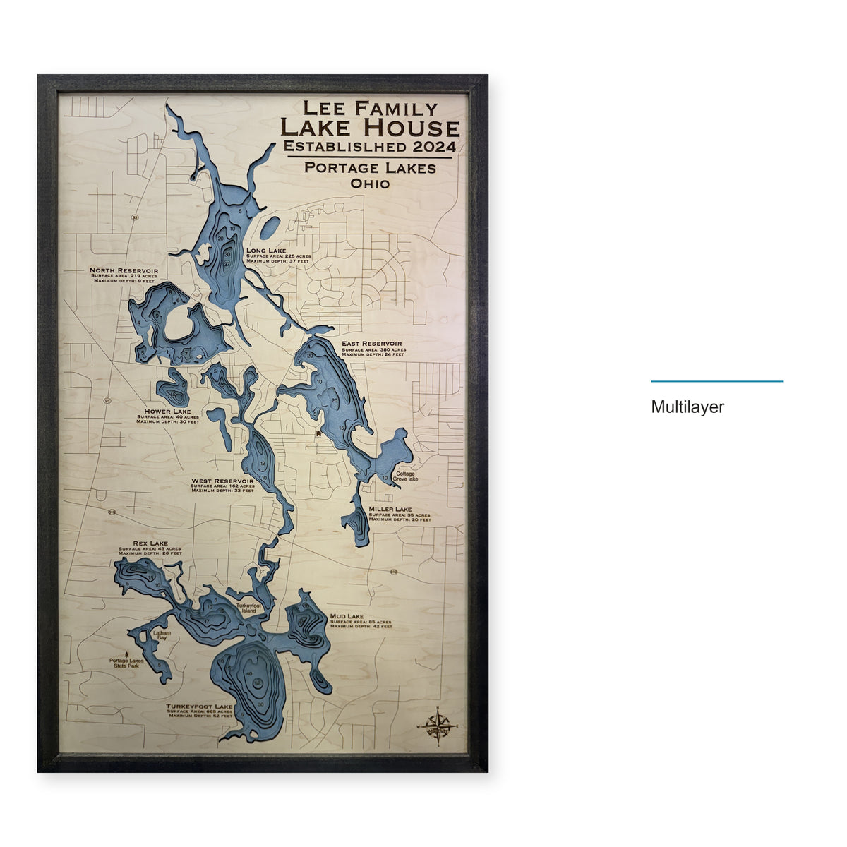 Portage Lee wood map — multilayer, layer option shown