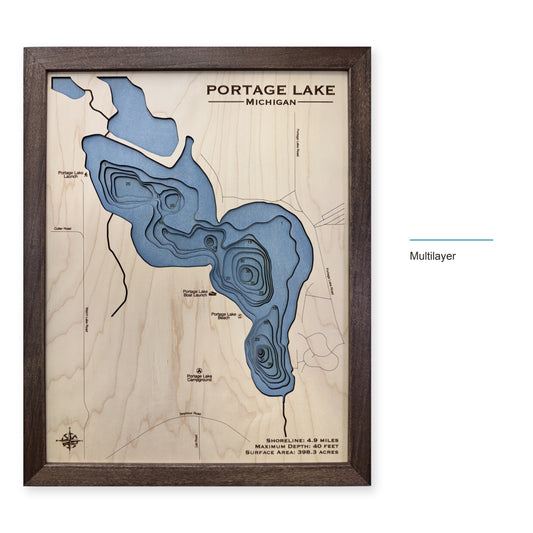 Portage Mcdonald wood map — multilayer, layer option shown
