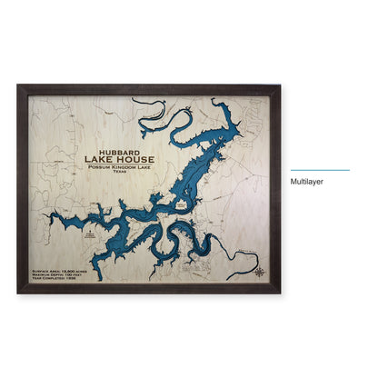 Possum Kingdom Hubbard wood map — multilayer, layer option shown