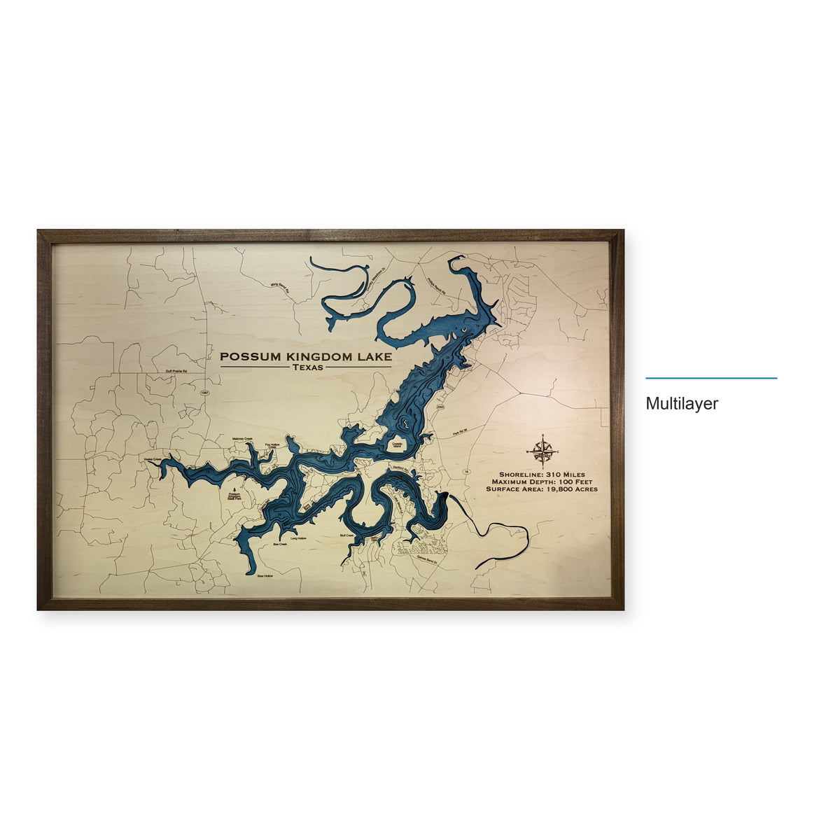 Possum Volmer wood map — multilayer, layer option shown