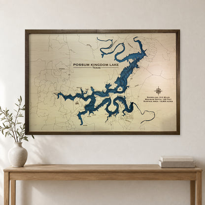 Possum Volmer wood map — multilayer, staged room mockup