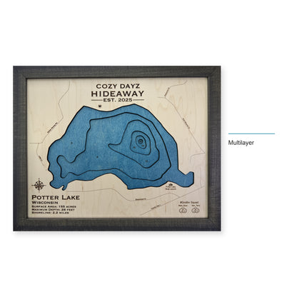 Potter Cozy Dayz wood map — multilayer, layer option shown