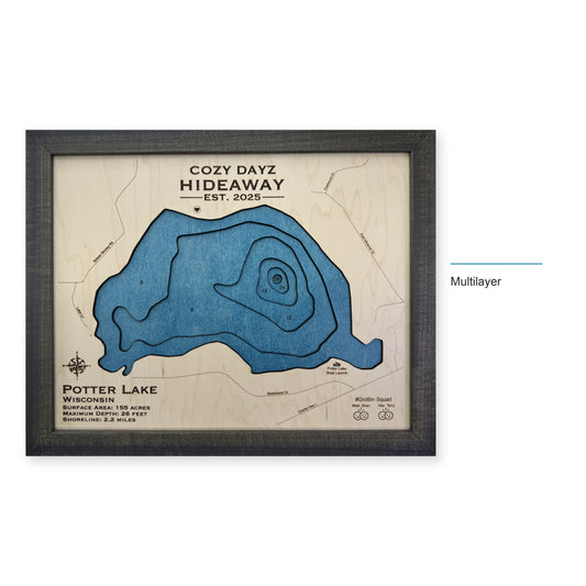 Potter Cozy Dayz wood map — multilayer, layer option shown