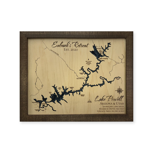 Powell Eubank wood map — multilayer, white background