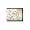 3D wooden Powfoot Golf Club Map on a white background. 