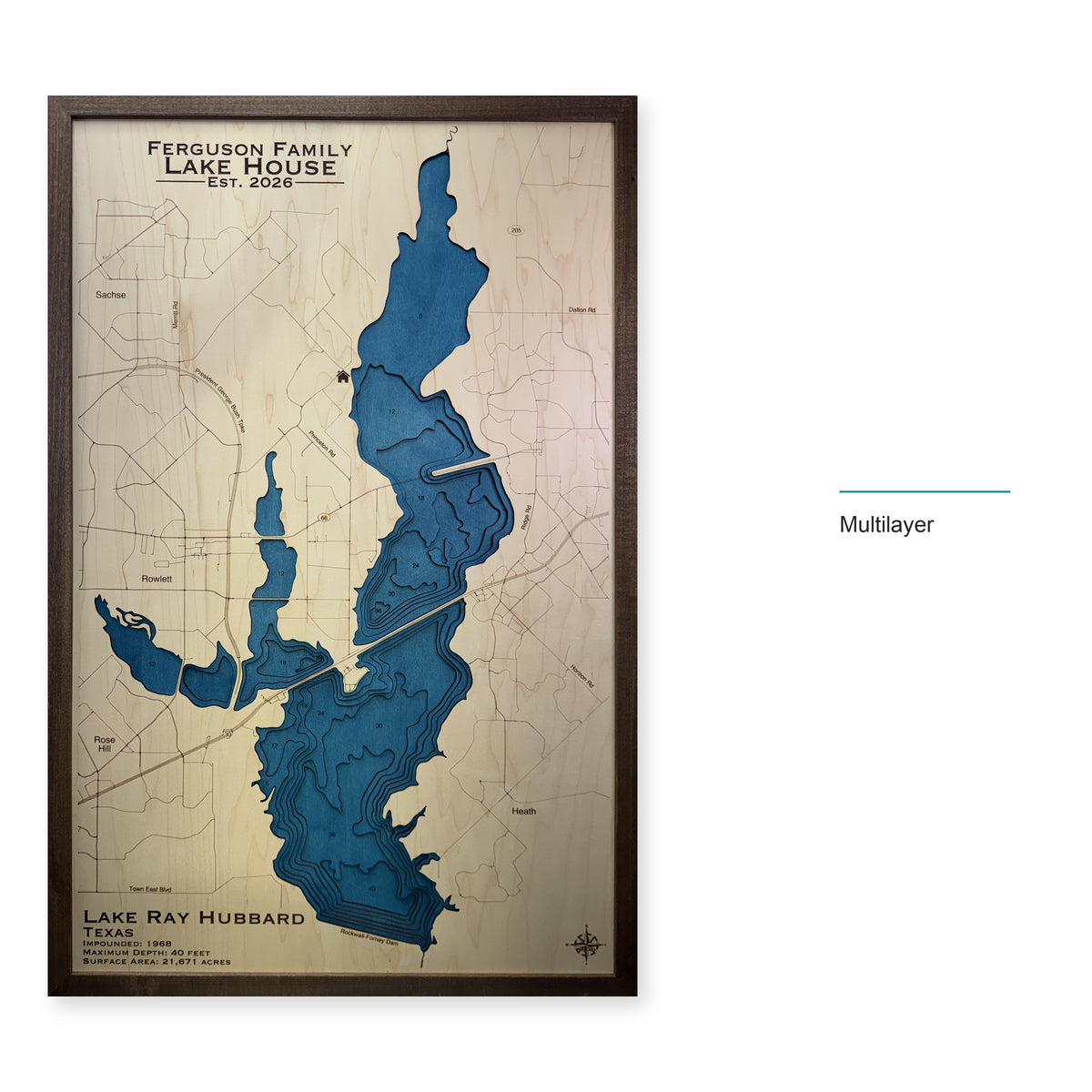 Ray Hubbard Ferguson wood map — multilayer, layer option shown