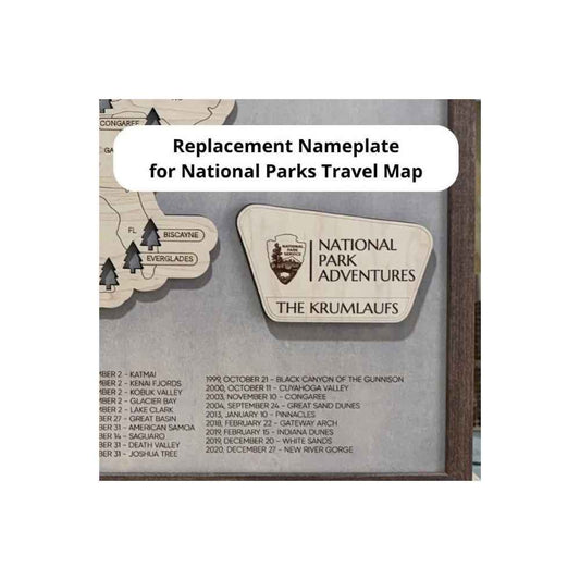 Replacement National Parks Nameplate
