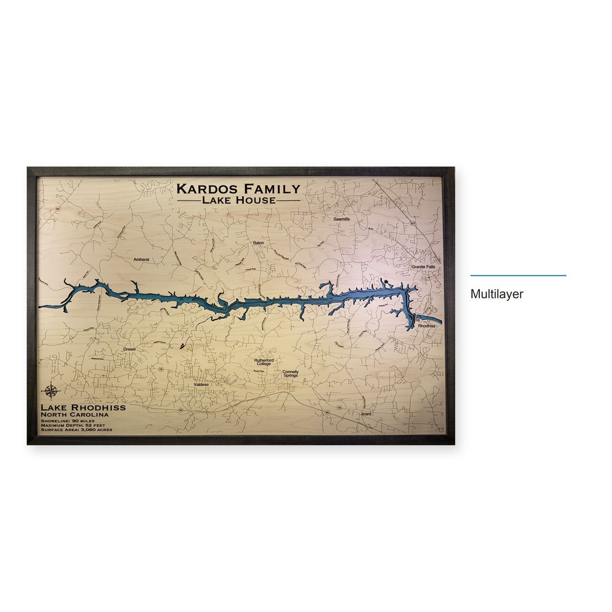 Rhodhiss Kardos wood map — multilayer, layer option shown