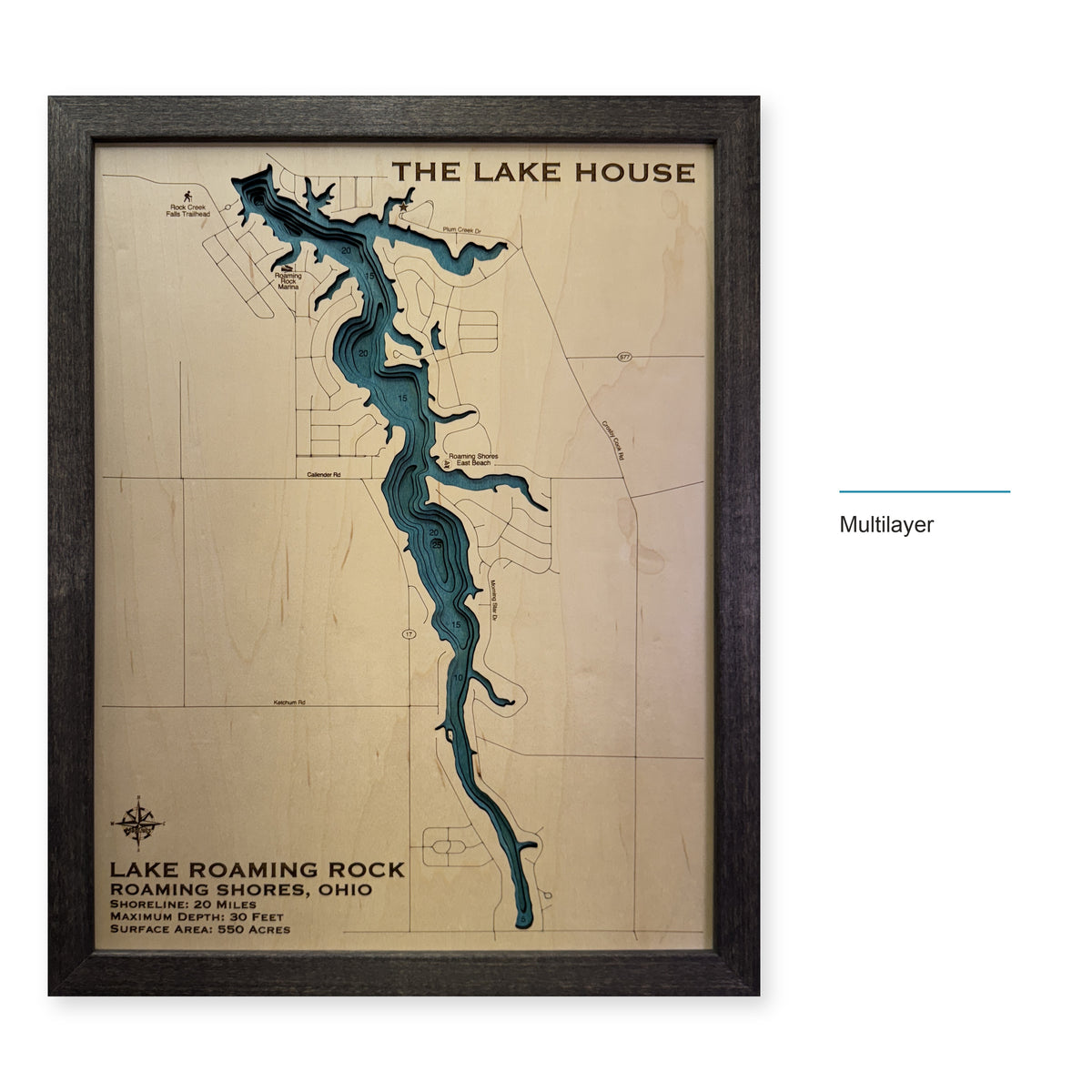 Roaming Rock Zielasko wood map — multilayer, layer option shown
