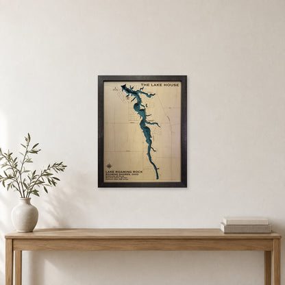 Roaming Rock Zielasko wood map — multilayer, staged room mockup