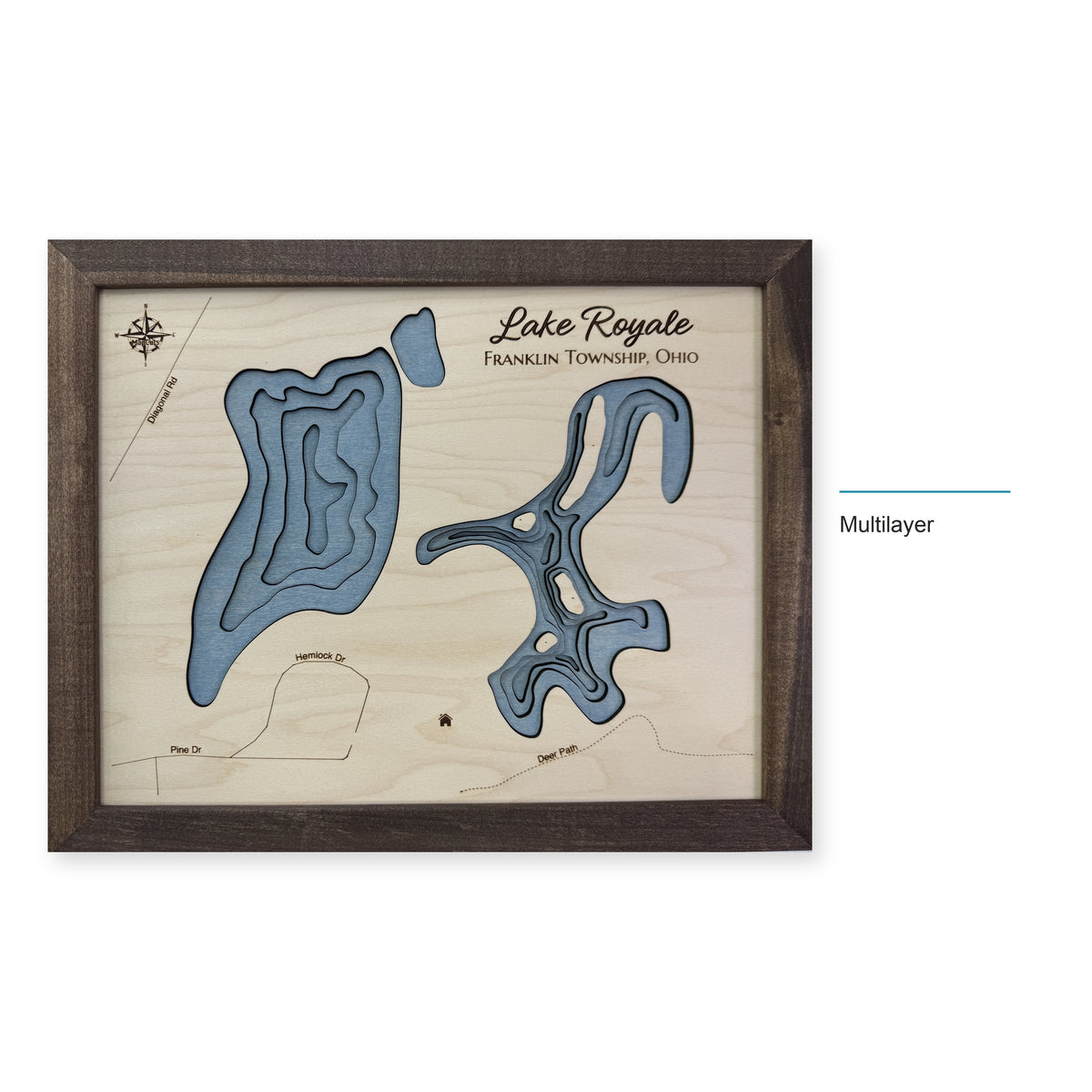 Royale Multi wood map — multilayer, layer option shown