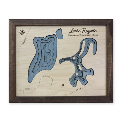 Royale Multi wood map — multilayer, white background