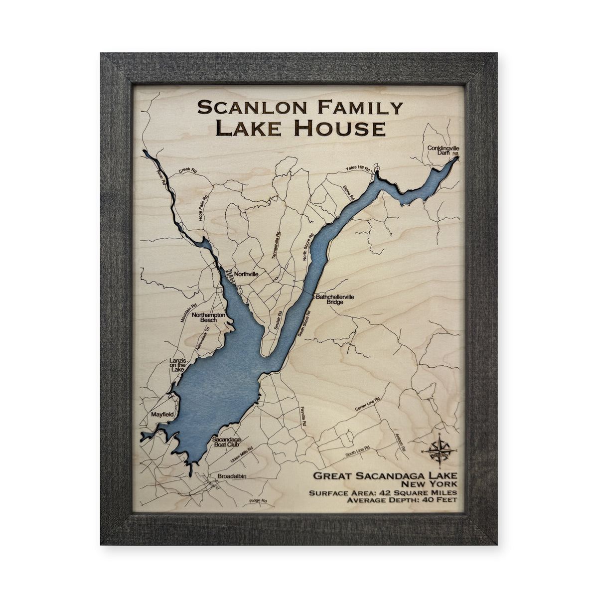 Sacandaga Scanlon wood map — single layer, white background