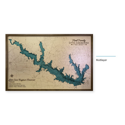 Sam Rayburn Neel wood map — multilayer, layer option shown