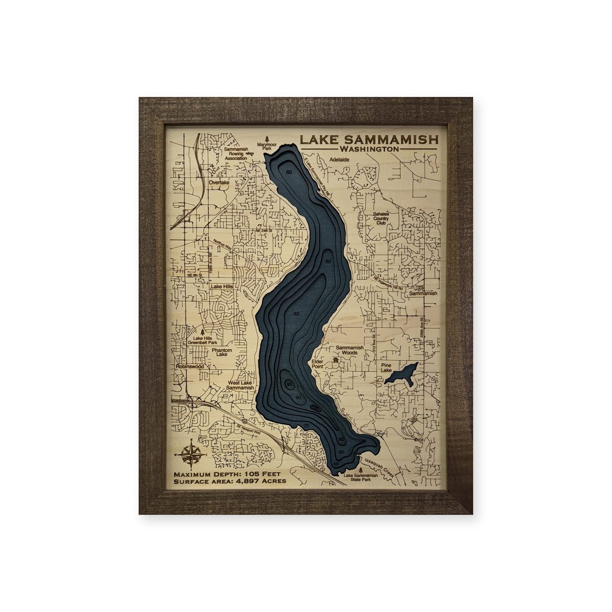 Sammamish Kayleigh wood map — multilayer, white background