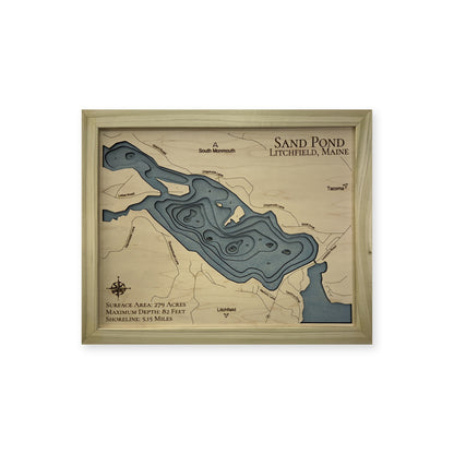 Sand Pond Nedwell wood map — multilayer, white background