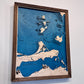 Side view of Sandusky Bay Island Map.