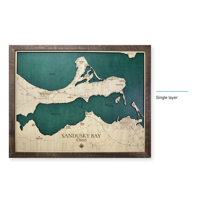 Sandusky Fresch Green wood map — single layer, layer option shown