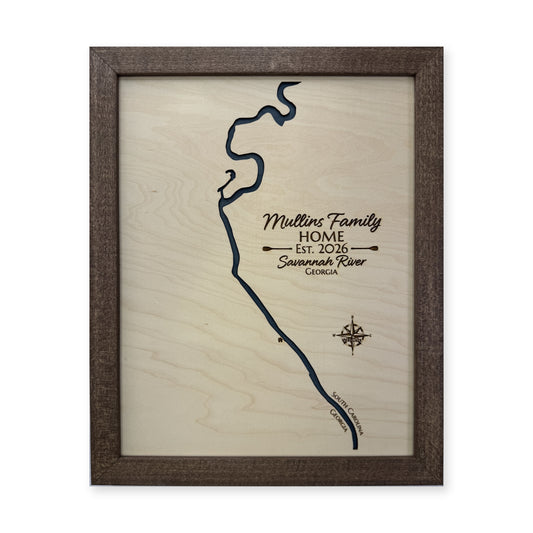 Savannah Mullins wood map — single layer, white background