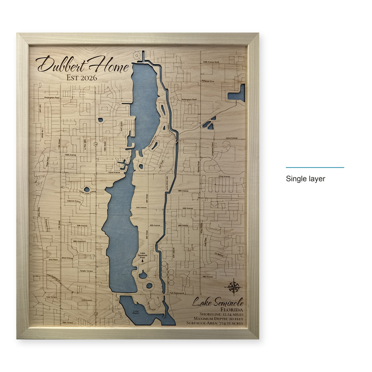 Seminole Dubbert wood map — single layer, layer option shown