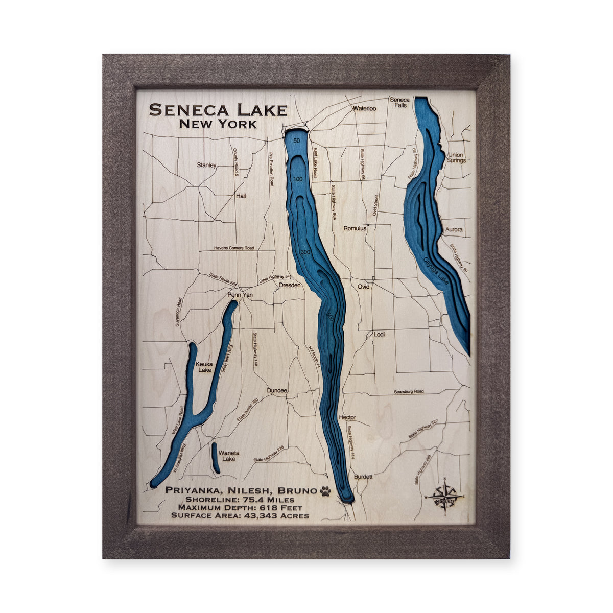 Seneca Trivedi wood map — multilayer, white background
