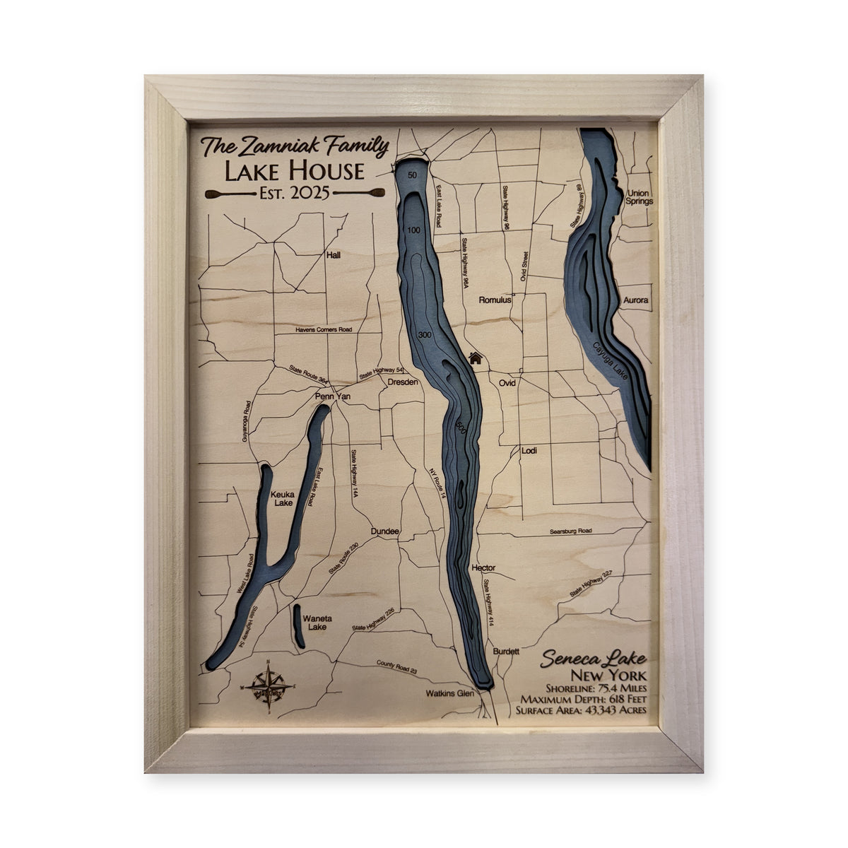 Seneca Zamniak wood map — multilayer, white background