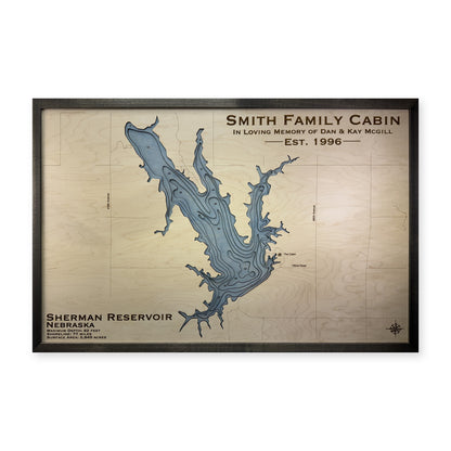 Sherman Smith wood map — multilayer, white background