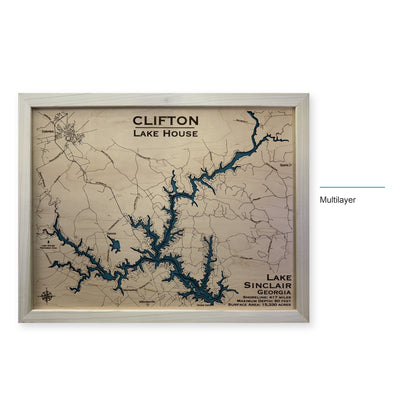 Sinclair Clifton wood map — multilayer, layer option shown