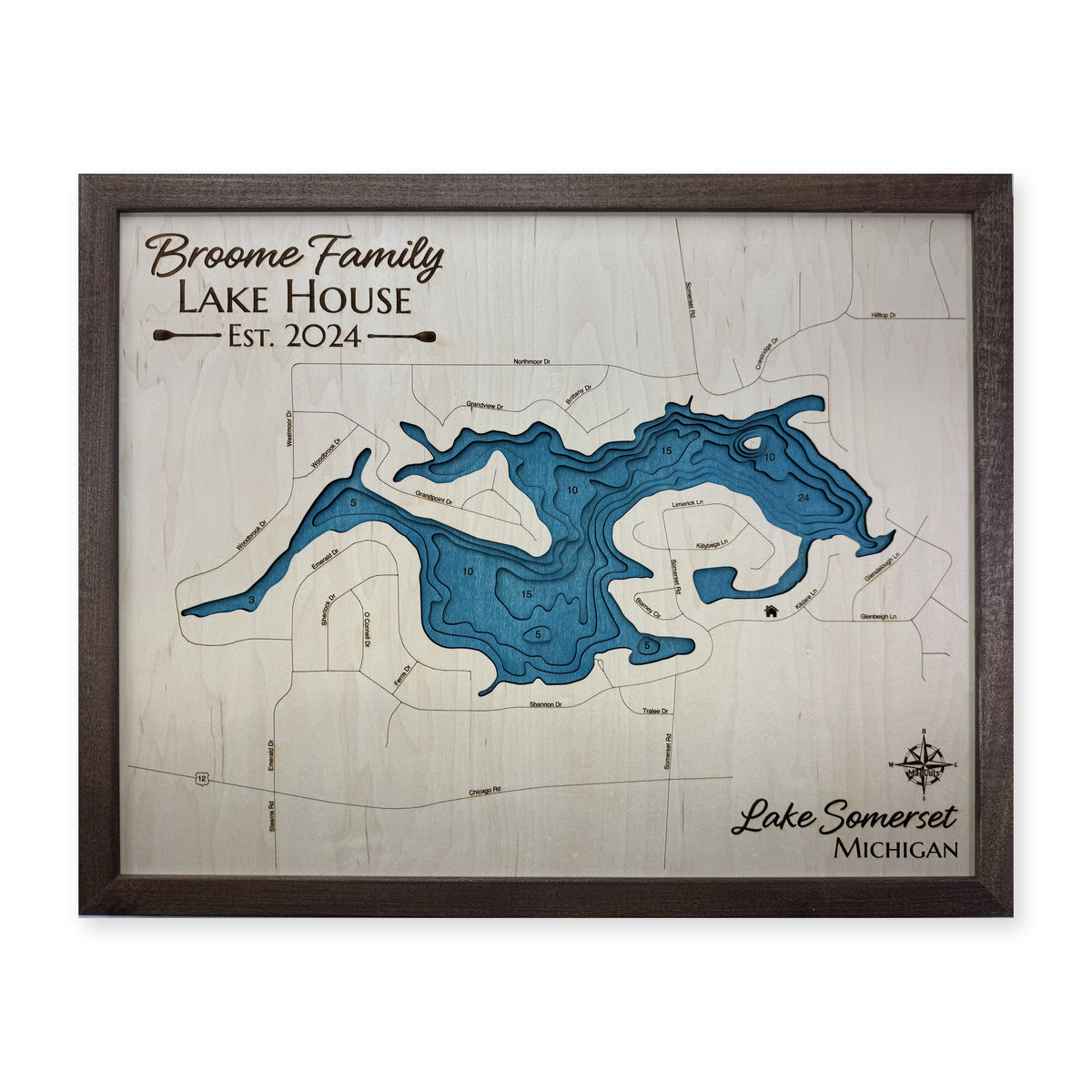 Somerset Broome wood map — multilayer, white background