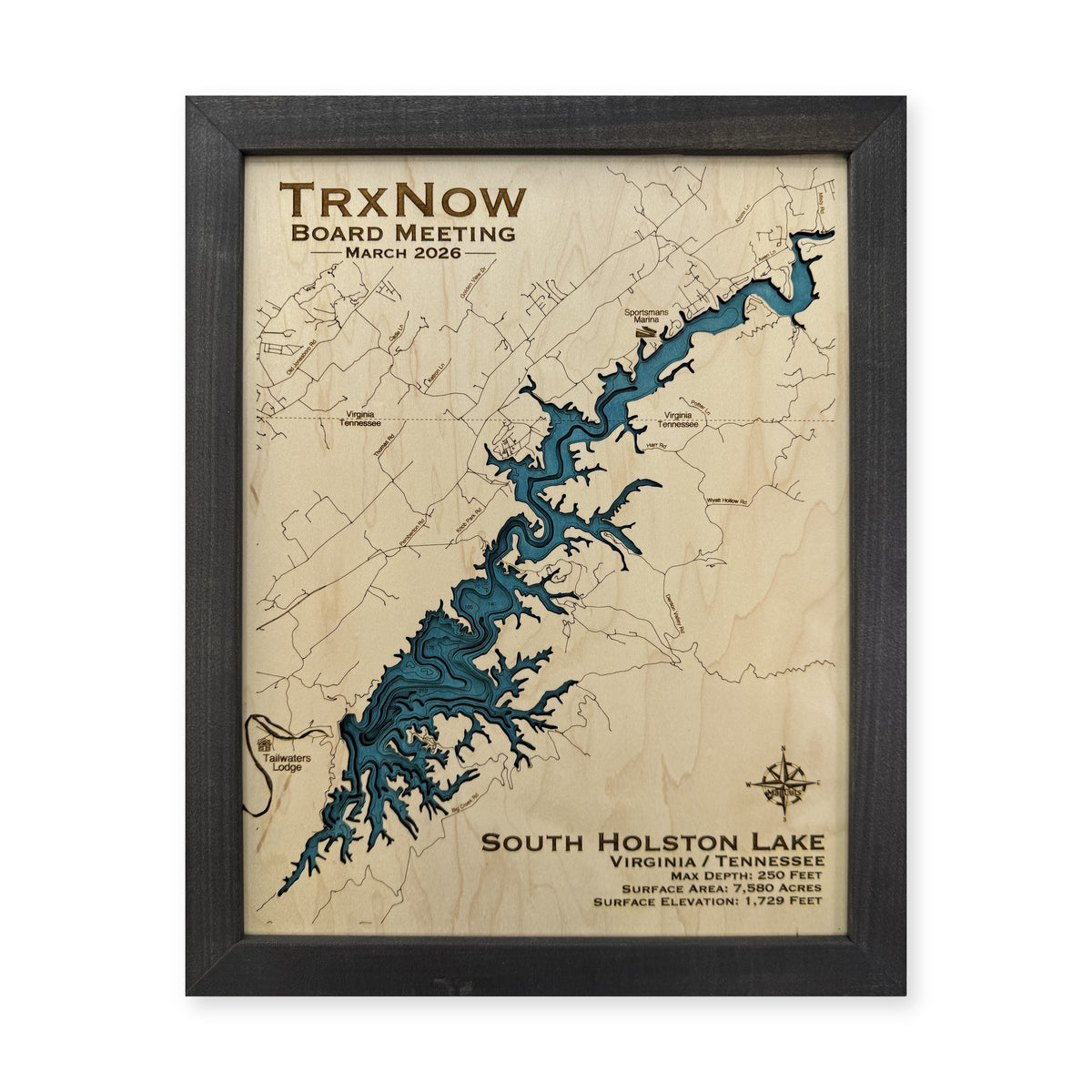 South Holston Trxnow wood map — multilayer, white background