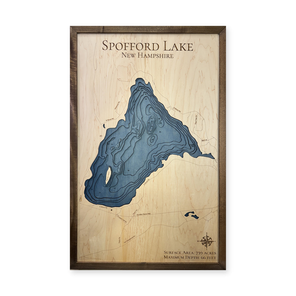 Spofford Multi wood map — multilayer, white background