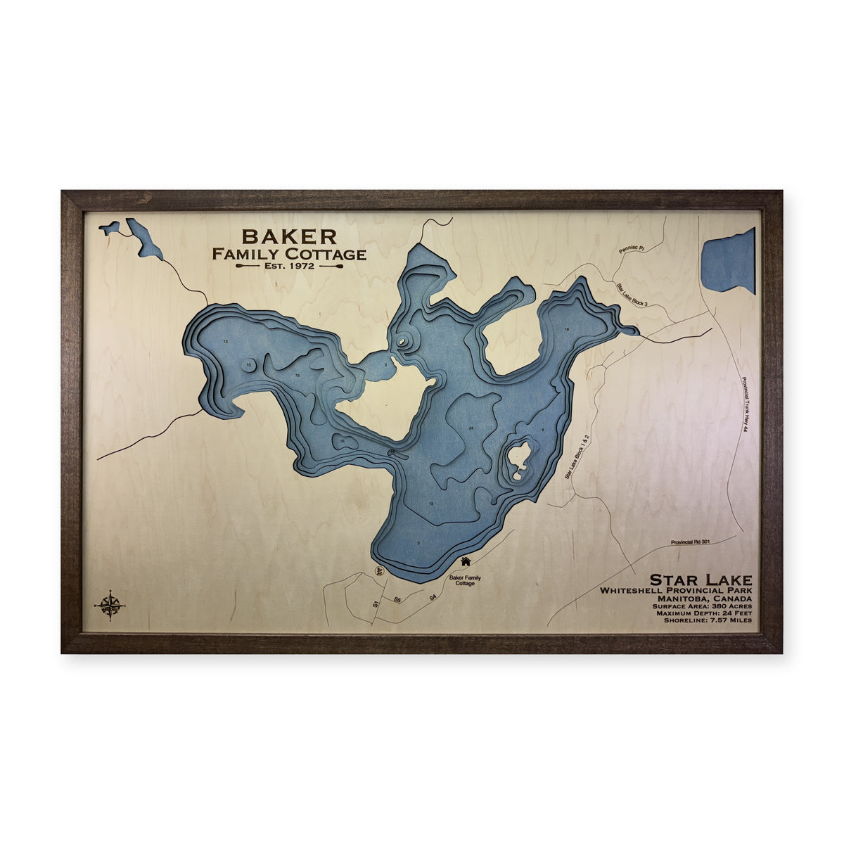 Star Baker wood map — multilayer, white background