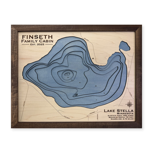 Stella Finseth wood map — multilayer, white background