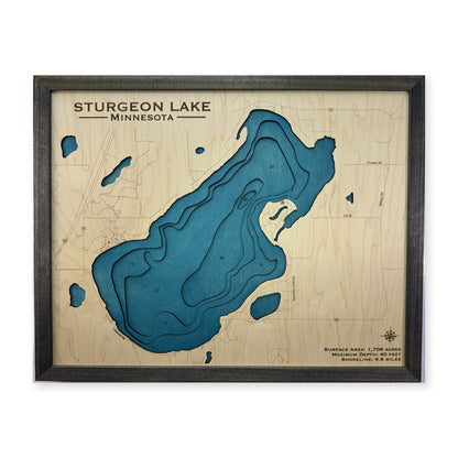 Sturgeon Kerschner wood map — multilayer, white background