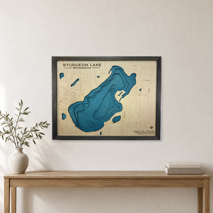 Sturgeon Kerschner wood map — multilayer, staged room mockup