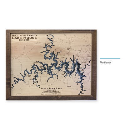 Table Rock Jellings wood map — multilayer, layer option shown